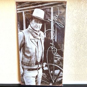 NEW John Wayne Metal Sign